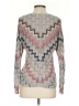 White House Black Market Chevron-herringbone Silver Pullover Sweater Size XS - photo 2