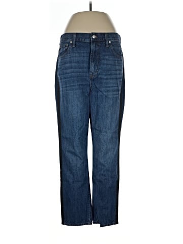 Madewell The Perfect Vintage Jean: Metallic Tuxedo Stripe Edition (view 1)