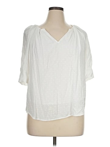 Ann Taylor LOFT Short Sleeve Blouse (view 1)