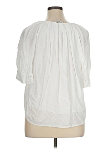 Ann Taylor LOFT Short Sleeve Blouse (view 2)