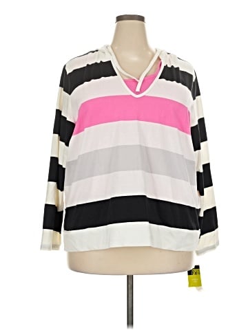 Style&Co Sport Long Sleeve Blouse (view 1)