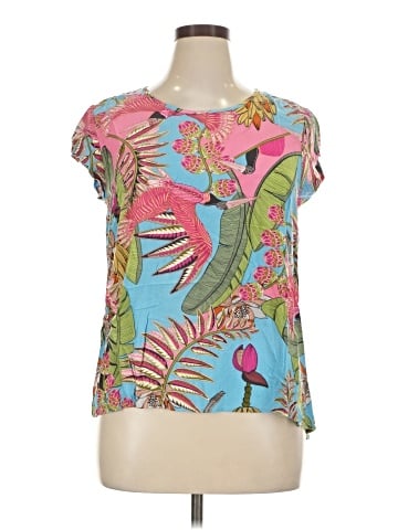 Rose & Thyme Short Sleeve Blouse (view 1)