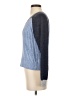 Central Park West Color Block Blue Pullover Sweater Size XS - photo 5
