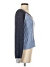 Central Park West Color Block Blue Pullover Sweater Size XS - photo 4