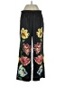 Kate Spade New York 100% Polyester Graphic Black Casual Pants Size S - photo 1