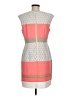 Studio One Color Block Orange Cocktail Dress Size 8 - photo 2