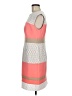 Studio One Color Block Orange Cocktail Dress Size 8 - photo 5