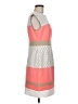 Studio One Color Block Orange Cocktail Dress Size 8 - photo 4