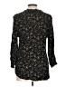 Monday Fun 100% Rayon Black 3/4 Sleeve Blouse Size L - photo 2