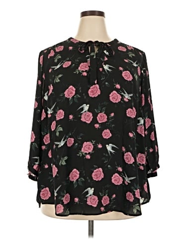 Torrid 3/4 Sleeve Blouse (view 1)