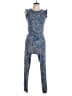 fat face 100% Cotton Paisley Blue Jumpsuit Size 12 - photo 1