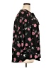 Torrid Floral Black 3/4 Sleeve Blouse Size 3X Plus (3) - photo 4