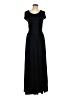 Venus Solid Black Casual Dress Size L - photo 1