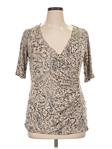 Dana Buchman Short Sleeve Blouse (view 1)