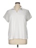 Chico's Silver Ivory Short Sleeve Blouse Size XL - photo 1