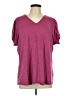 Unbranded Burgundy Short Sleeve T-Shirt Size L - photo 1