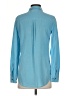 Equipment 100% Silk Blue Long Sleeve Silk Top Size S - photo 2