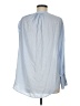 MNG Blue Long Sleeve Blouse Size 8 - photo 2
