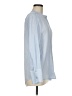 MNG Blue Long Sleeve Blouse Size 8 - photo 4