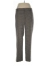 Banana Republic Houndstooth Gray Wool Pants Size 10 - photo 1