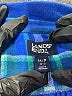 Lands' End 100% Cotton Plaid Blue Long Sleeve Button-Down Shirt Size M - photo 7