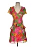 Milly 100% Polyester Tropical Pink Cocktail Dress Size 0 - photo 1