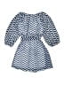 Speechless 100% Polyester Chevron-herringbone Blue Dress Size 10 - photo 2