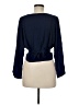 Agnes & Dora Blue Long Sleeve Blouse Size M - photo 2