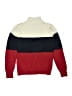 Tommy Hilfiger 100% Cotton Color Block Red Pullover Sweater Size 12 - 14 - photo 2