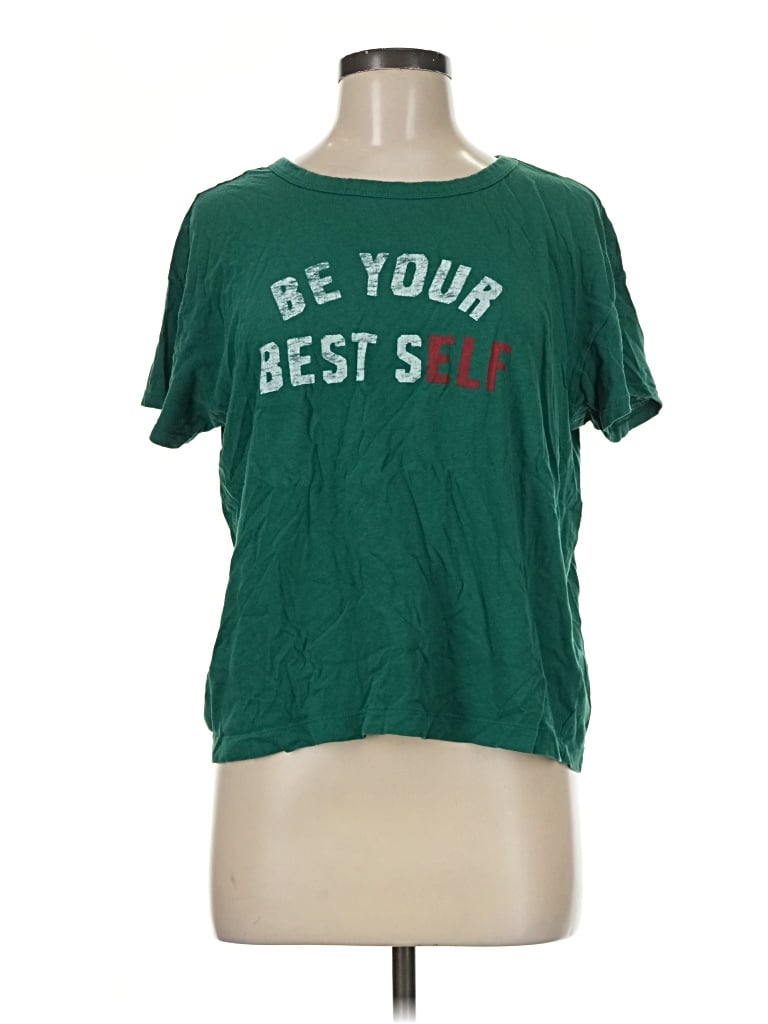 Pre-owned Old Navy Short Sleeve T-shirt In Green