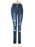 Wallflower Hearts Blue Jeans Size 7 - photo 1
