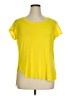 Wishful Park Yellow Short Sleeve Top Size 1X - photo 1