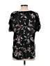 West Kei 100% Polyester Black Short Sleeve Blouse Size M - photo 2