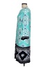 Studio One Print Teal Casual Dress Size M - photo 5