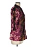 NY Collection Purple 3/4 Sleeve Blouse Size M - photo 4