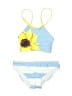 Sunshine Swing Print Blue Two Piece Swimsuit Size 4 - photo 1