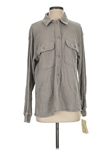 Rewind Long Sleeve Button-Down Shirt (view 1)