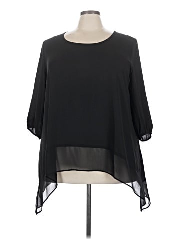 Karen Kane 3/4 Sleeve Blouse (view 1)