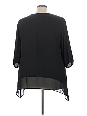 Karen Kane 3/4 Sleeve Blouse (view 2)