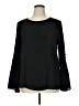 Emma & Olivia 100% Polyester Black Long Sleeve Blouse Size XL - photo 1