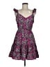 Shein 100% Polyester Paisley Purple Cocktail Dress Size 6 - photo 1