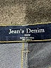 Jean's denim Solid Blue Jeans Size 24 w - photo 3