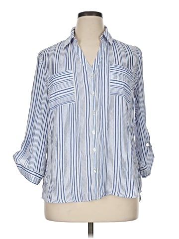 By & By 3/4 Sleeve Blouse (view 1)