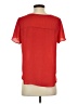 Lily White Red Short Sleeve Top Size S - photo 2