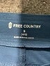 Free Country Solid Blue Athletic Shorts Size S - photo 3