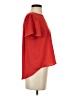 Lily White Red Short Sleeve Top Size S - photo 4