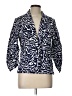 DressBarn Print Blue Blazer Size L - photo 1