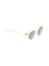 Assorted Brands Gold Ivory Sunglasses One size - photo 1