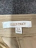 Ellen Tracy Solid Tan Khakis Size 14 - photo 4