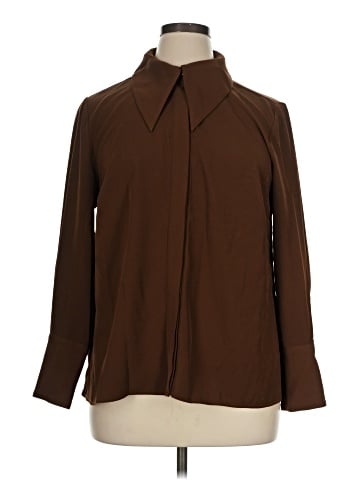 ELOQUII Long Sleeve Blouse (view 1)